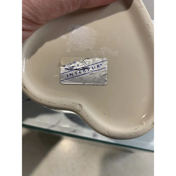 Interpur Ceramic Flower Rose Trinket Heart Box Cottage Core Fairy Core - Picture 6 of 7